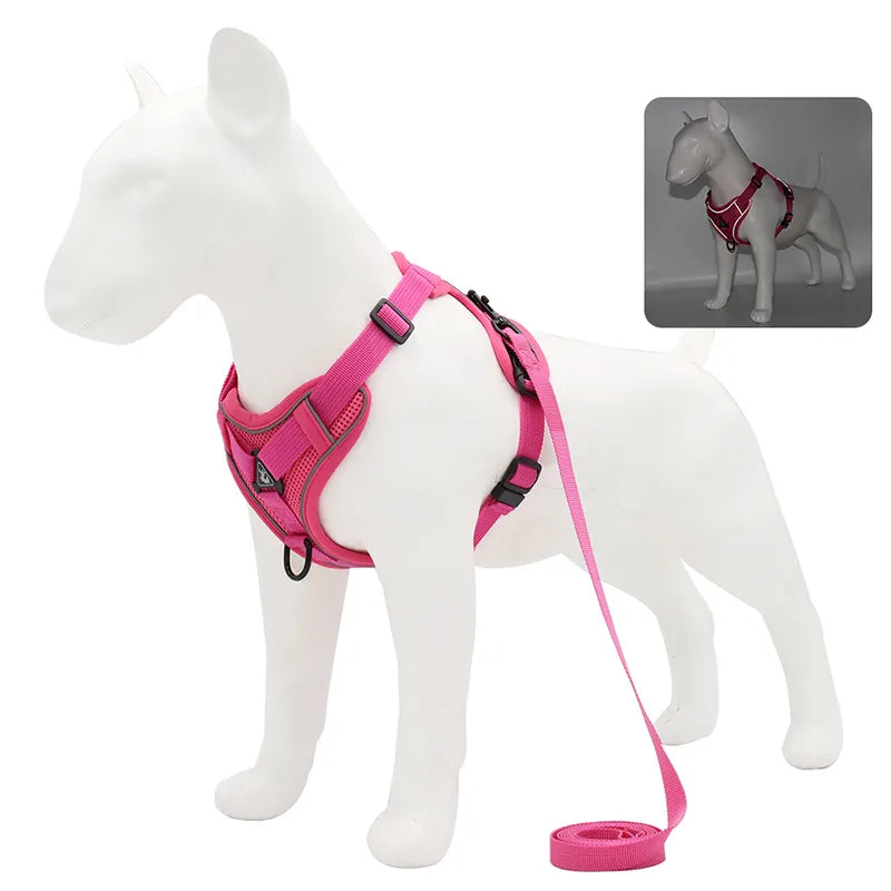 thumbnail image 2 of No Pull Dog Harness - Reflective 3-in-1 Rope Harness For Small & Medium Dogs 2 of 12